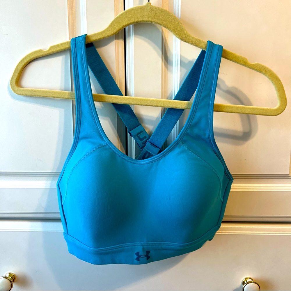 Under Armour Blue Adjustable Sports Bra